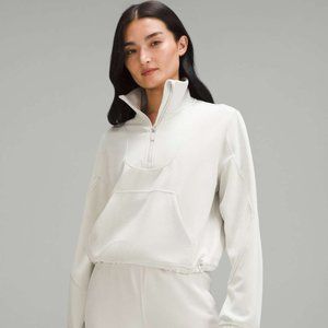 LULULEMON Brushed Softstreme Ribbed Half Zip